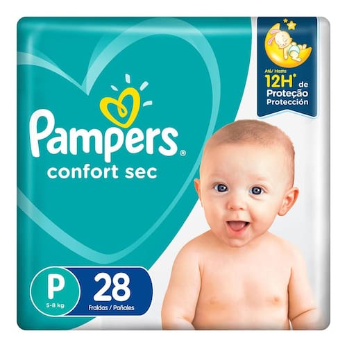 imagem-Fralda Pampers Confort Sec P - 28 Unidades