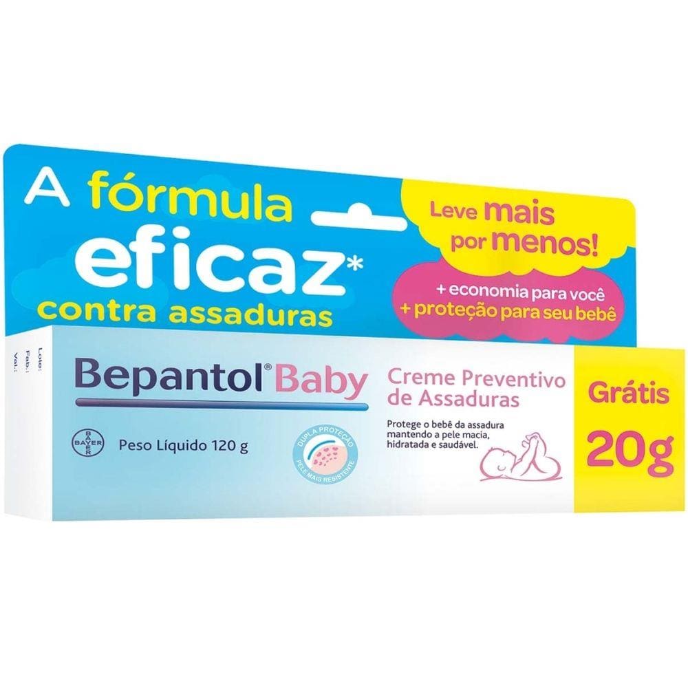 Bepantol Baby Bayer Leve 120G Pague 100G