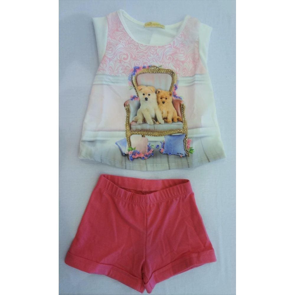 Conjunto Blusa MC E Short