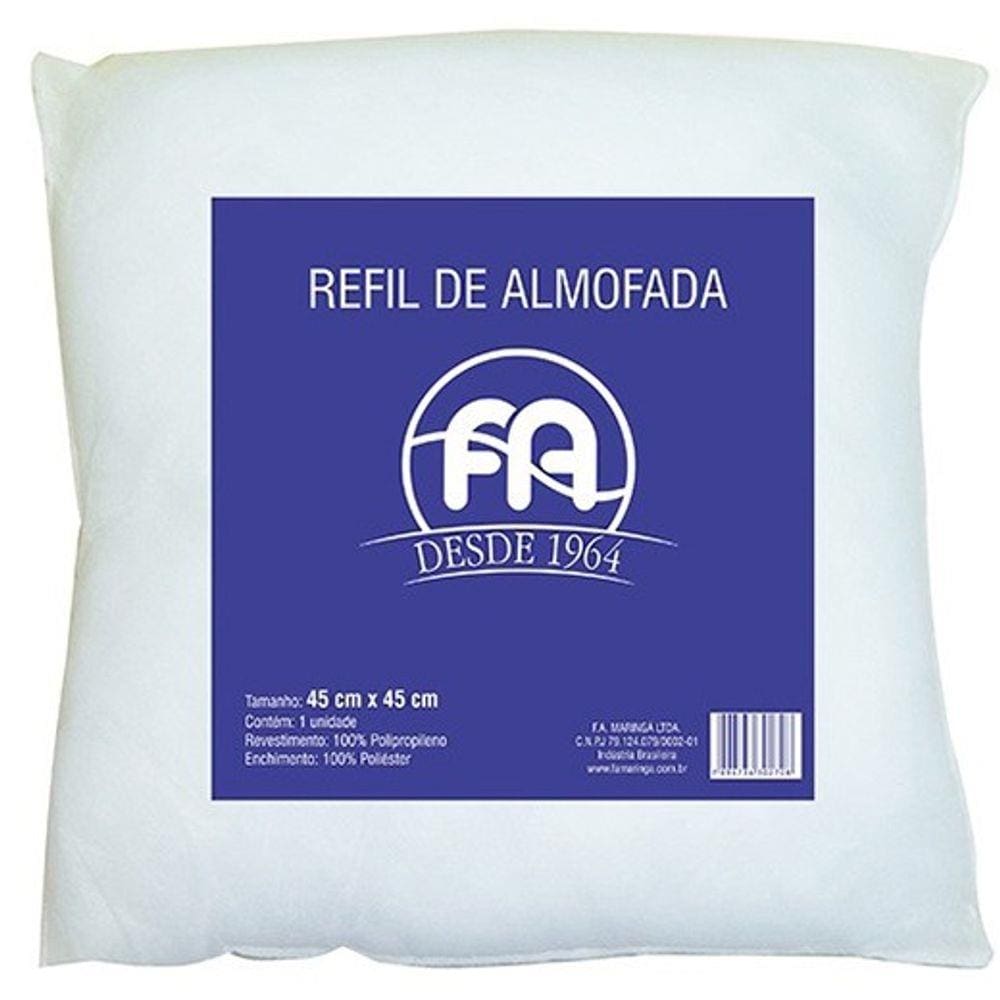 Refil Para Enchimento de Almofada 45cm x 45cm