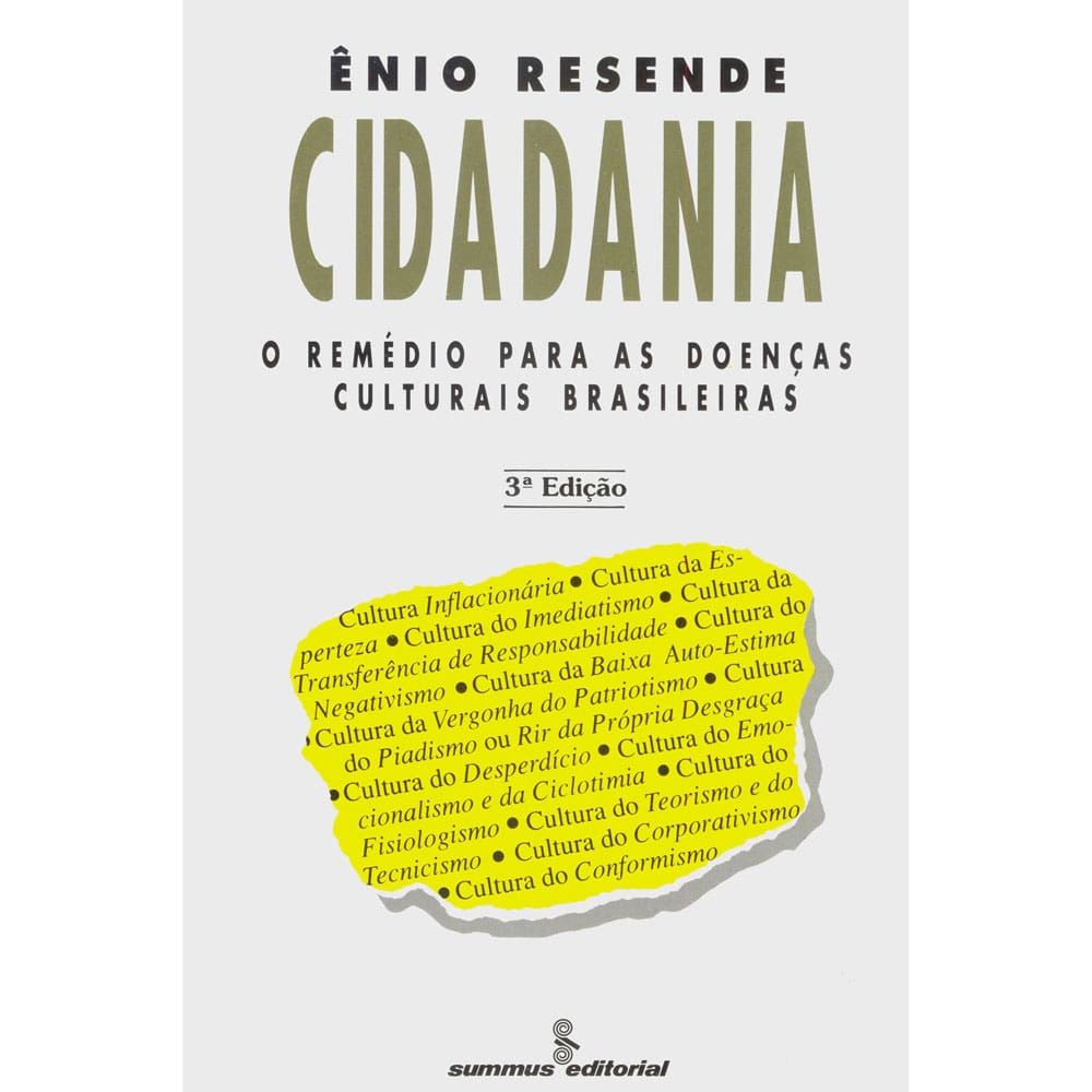 Livro - Cidadania: o Remédio Para as Doenças Culturais Brasileiras