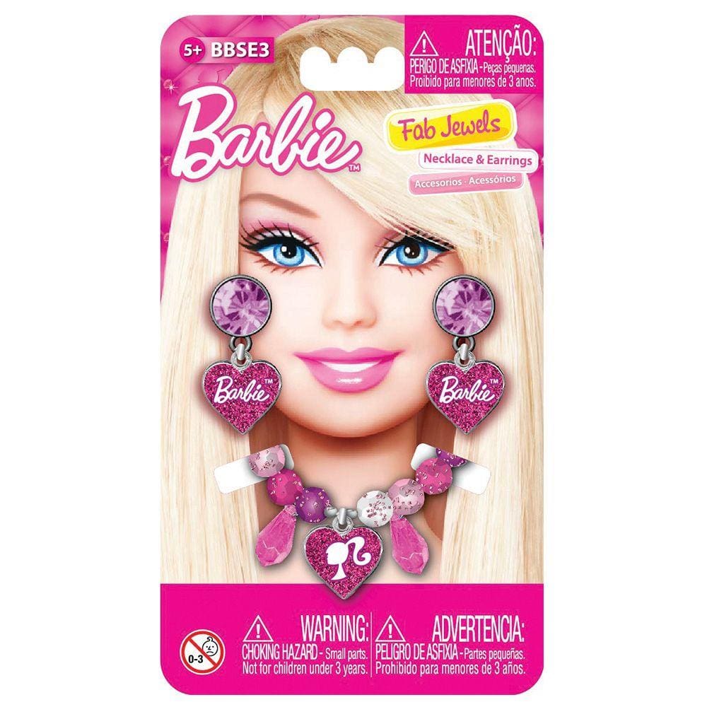 Barbie Kit de Acessórios Colar e Brincos - Intek