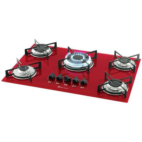Fogão Cooktop Fischer 5 Queimadores TC Gás Mesa Vidro Rouge é boa?