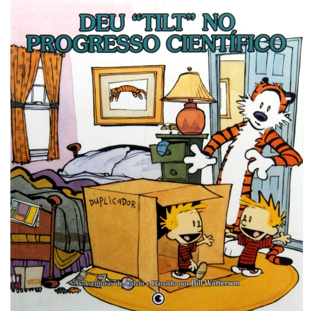 Livro - Deu "Tilt" no Progresso Científico: as Aventuras de Calvin e Haroldo Por Bill Watterson
