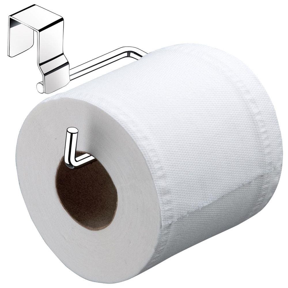 Suporte Para Papel Higiênico Para Caixa Acoplada Future utilidades Prata