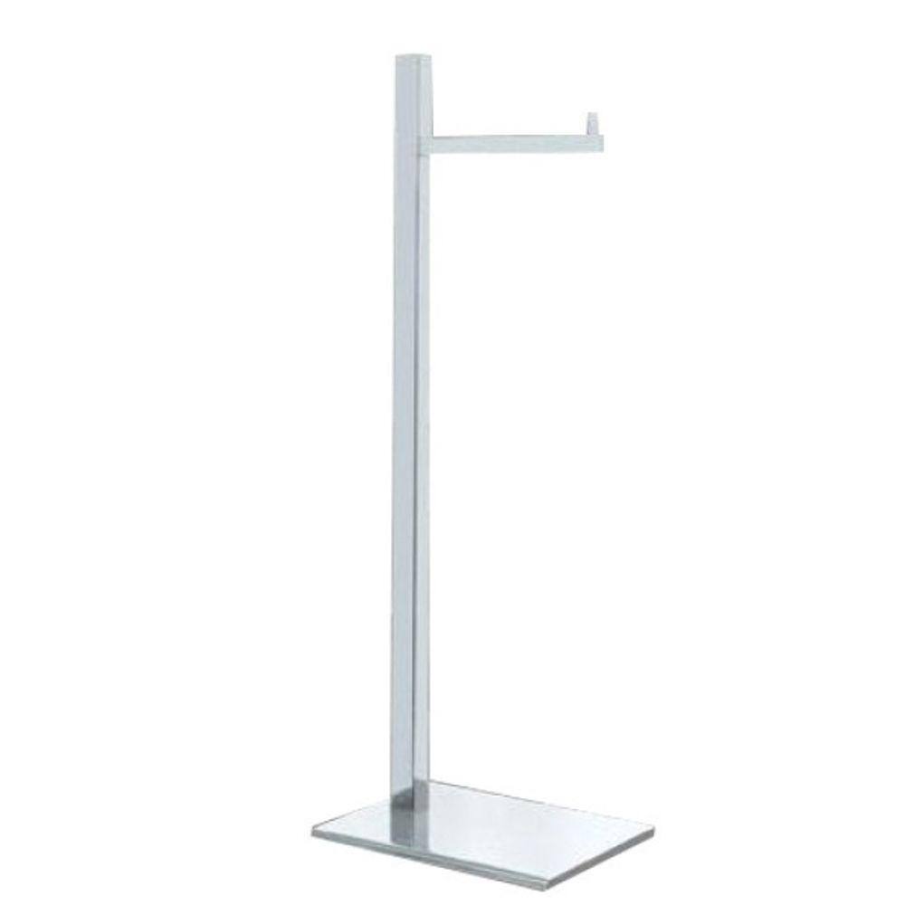Papeleira de Chão Quadrada Simples Inox - 4025 - Ed Metal
