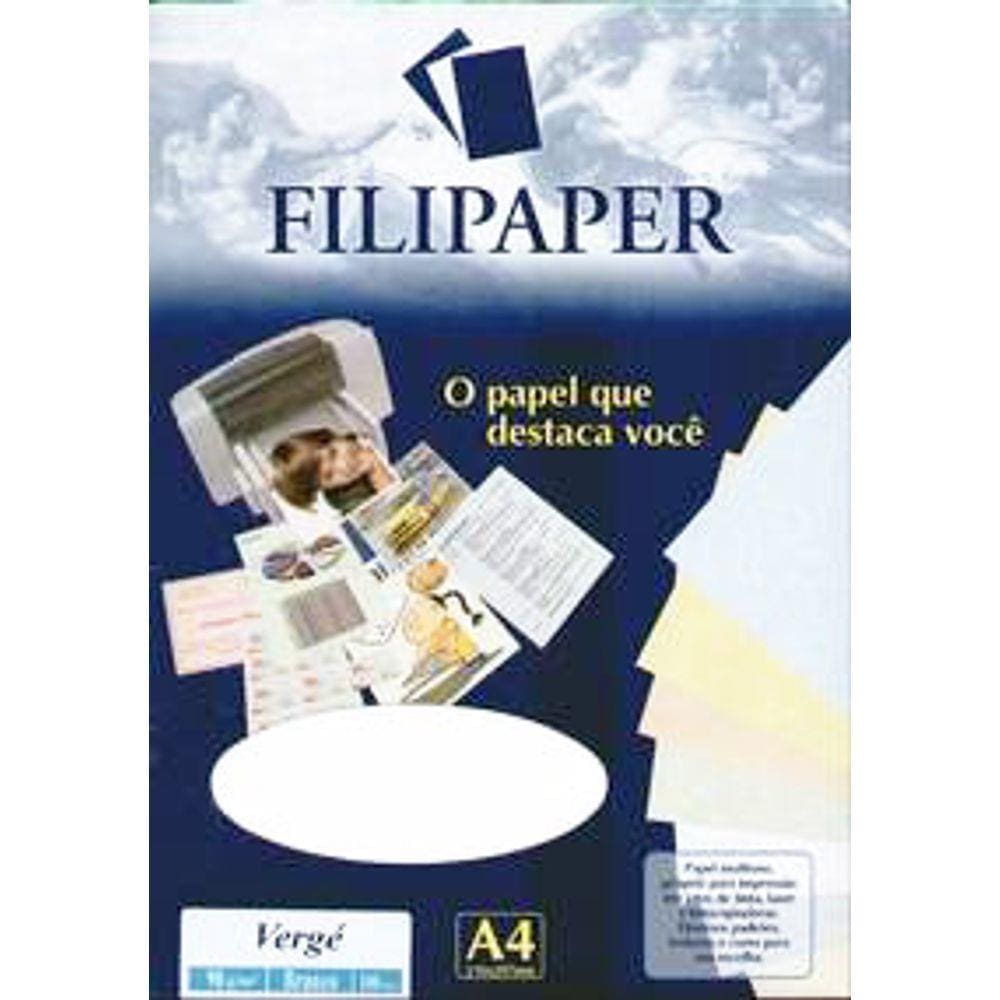 Papel Verge A4 100F 90G Br 0976 Filiperson