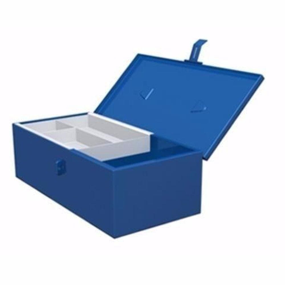 Caixa Bau Para Ferramentas Em Aço Com Bandeja Removivel