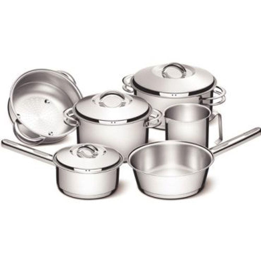Jogo De Panela Aço Inox Solar 6 Peças 65510/200 Tramontina